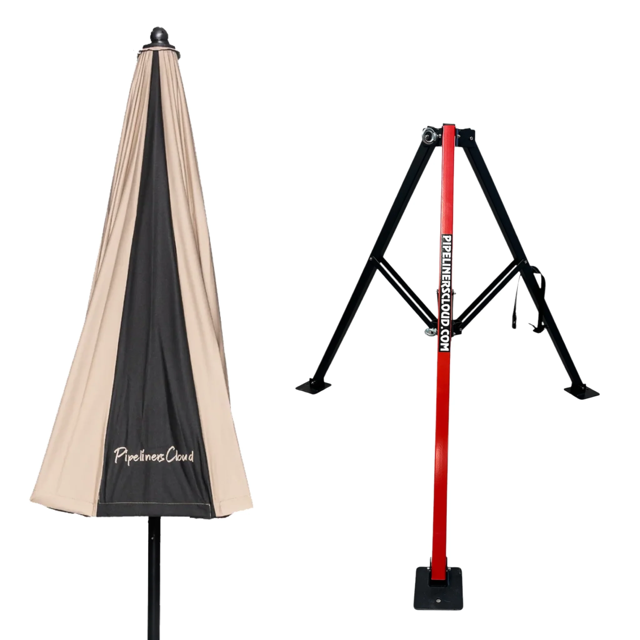 10' Umbrella & Tri-Pod Stand Set - Image 5