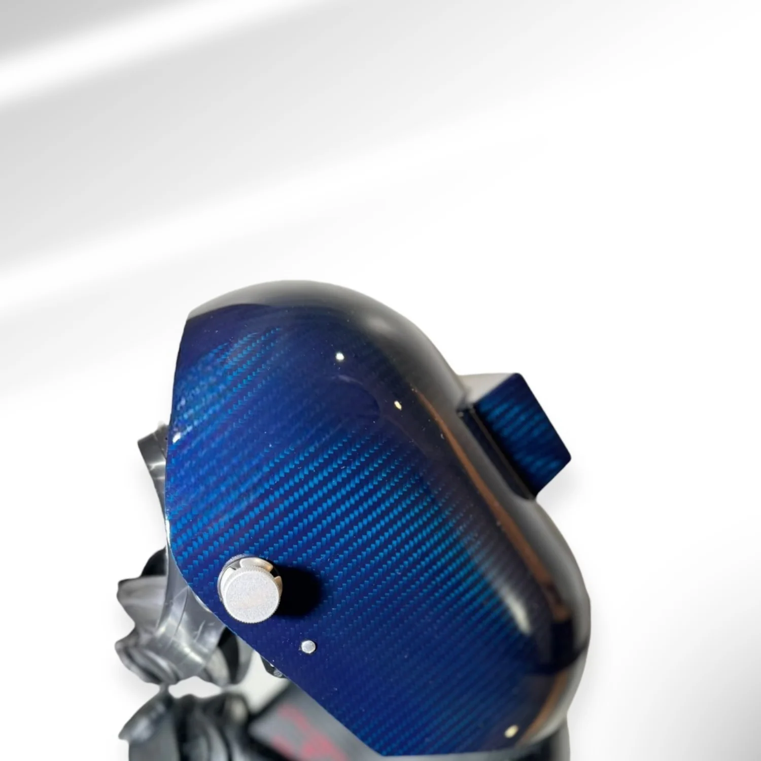 Trimmed Bottom Candy Carbon Fiber Welding Hood - Image 9