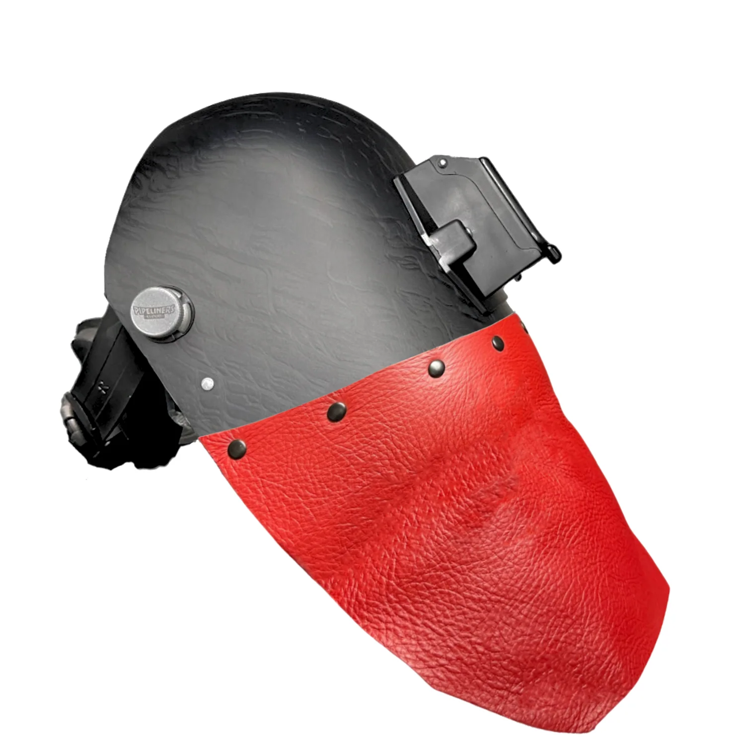 Corn Silk Carbon Fiber Chopped Bottom Leather Welding Hood - Image 13