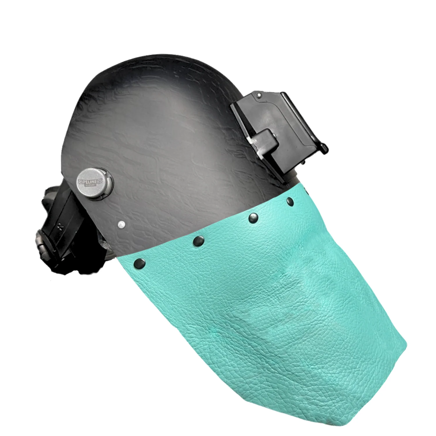 Corn Silk Carbon Fiber Chopped Bottom Leather Welding Hood - Image 15