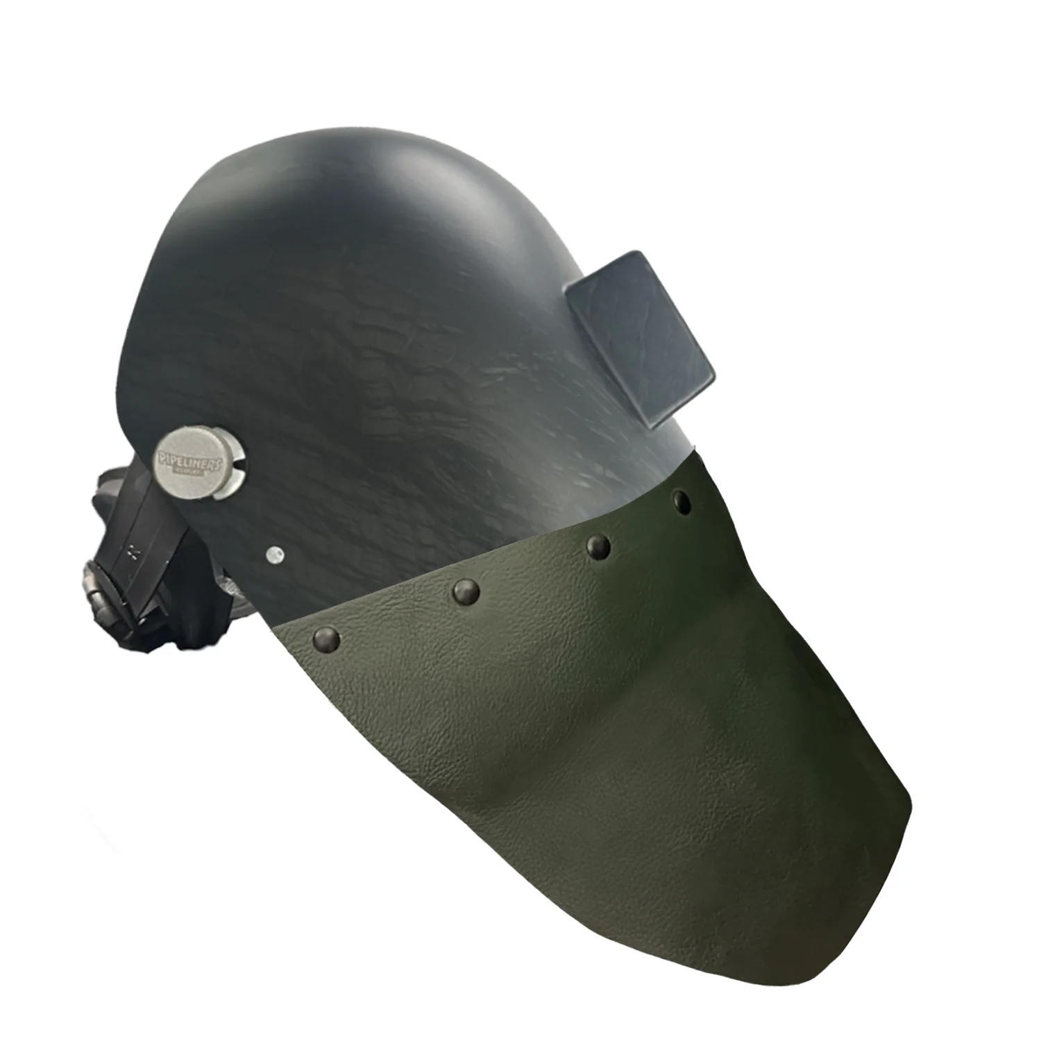 Corn Silk Carbon Fiber Chopped Bottom Leather Welding Hood - Image 27