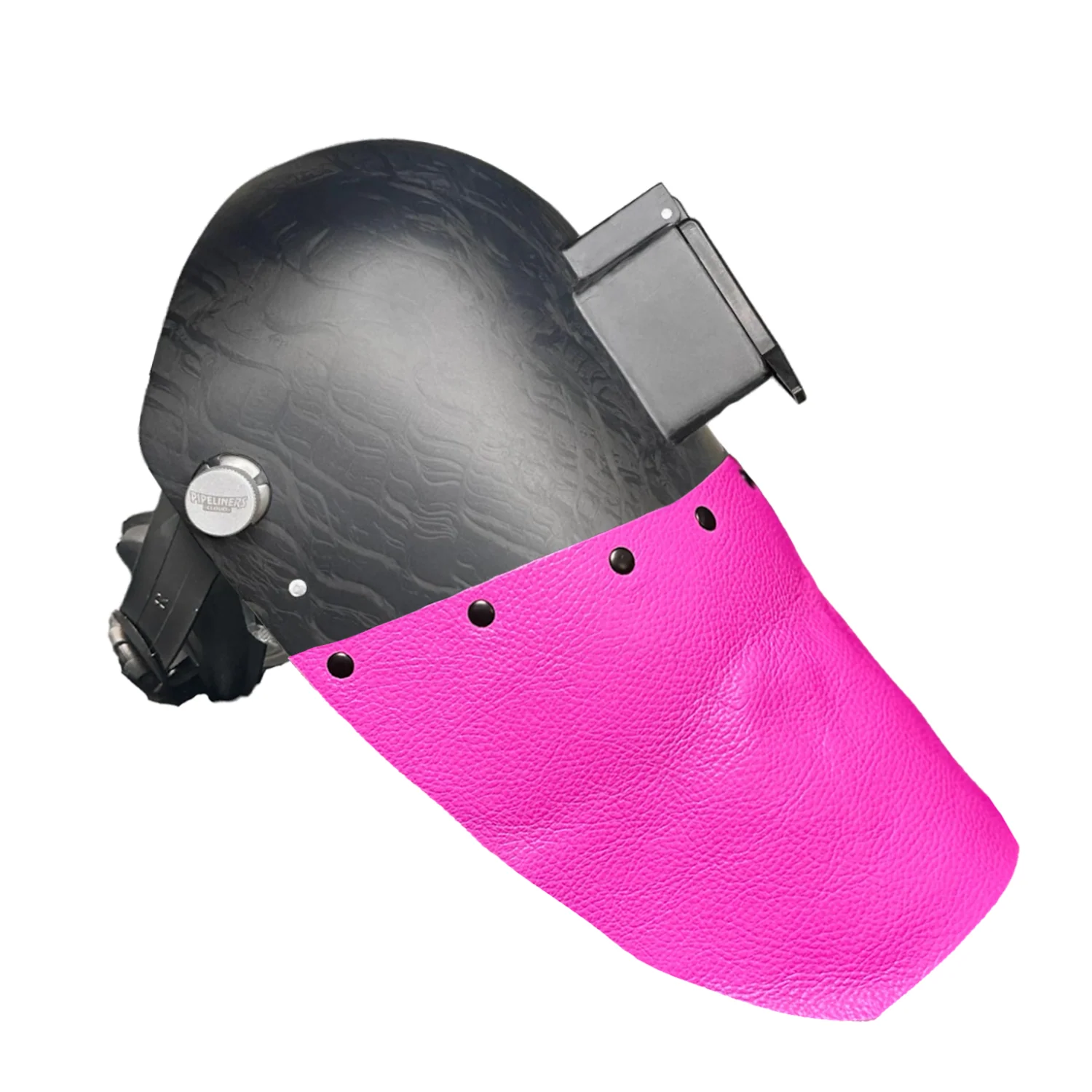 Corn Silk Carbon Fiber Chopped Bottom Leather Welding Hood - Image 35