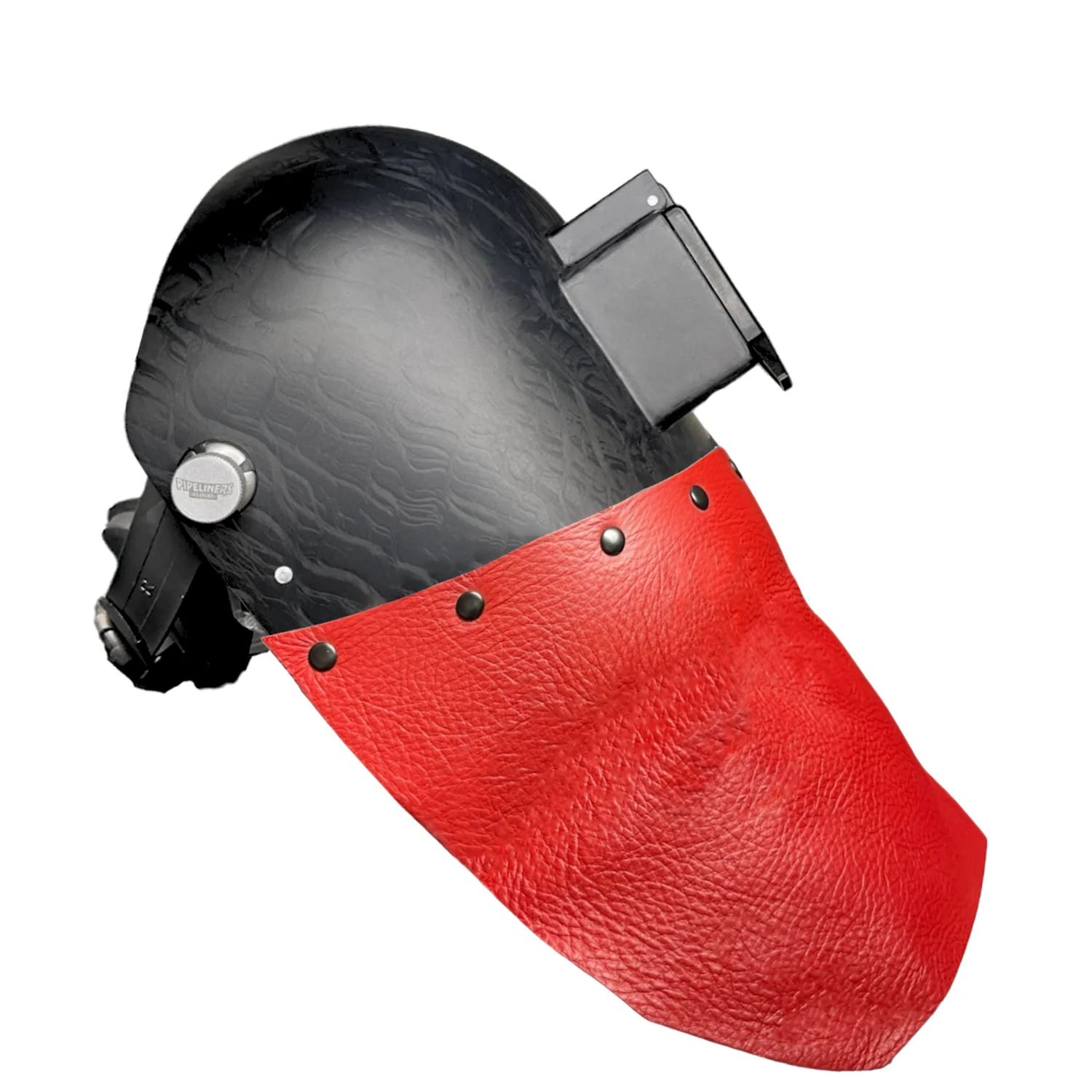 Corn Silk Carbon Fiber Chopped Bottom Leather Welding Hood - Image 40