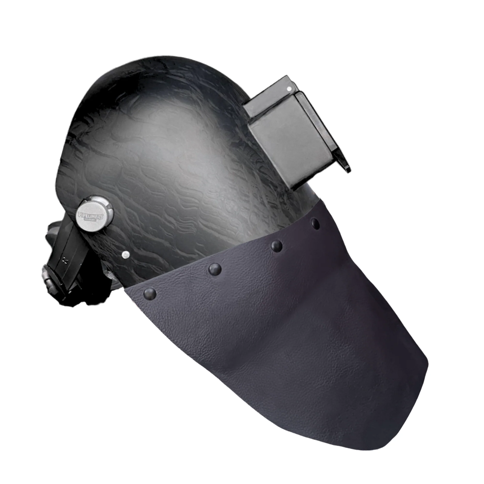 Corn Silk Carbon Fiber Chopped Bottom Leather Welding Hood - Image 43
