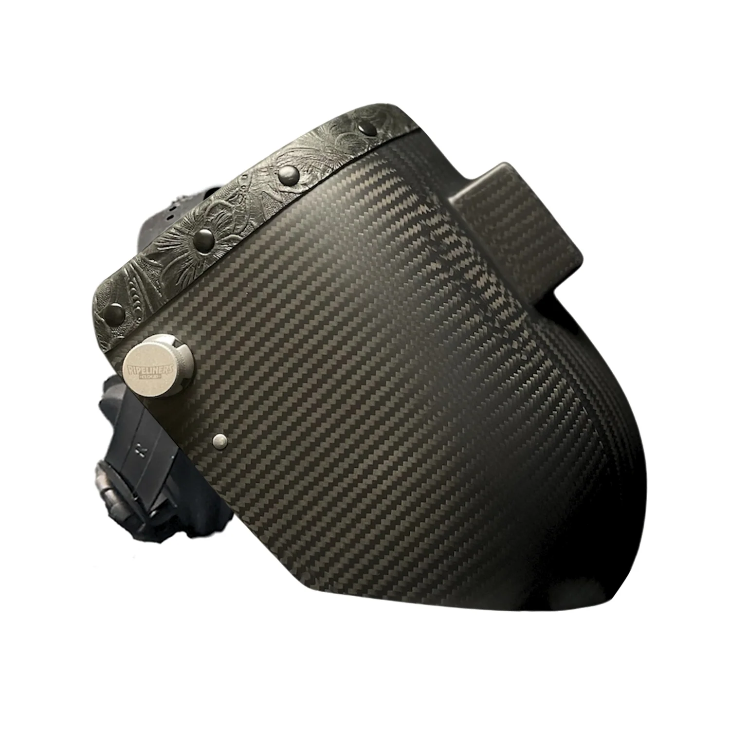 Chopped Top Carbon Fiber Welding Hood - Image 4