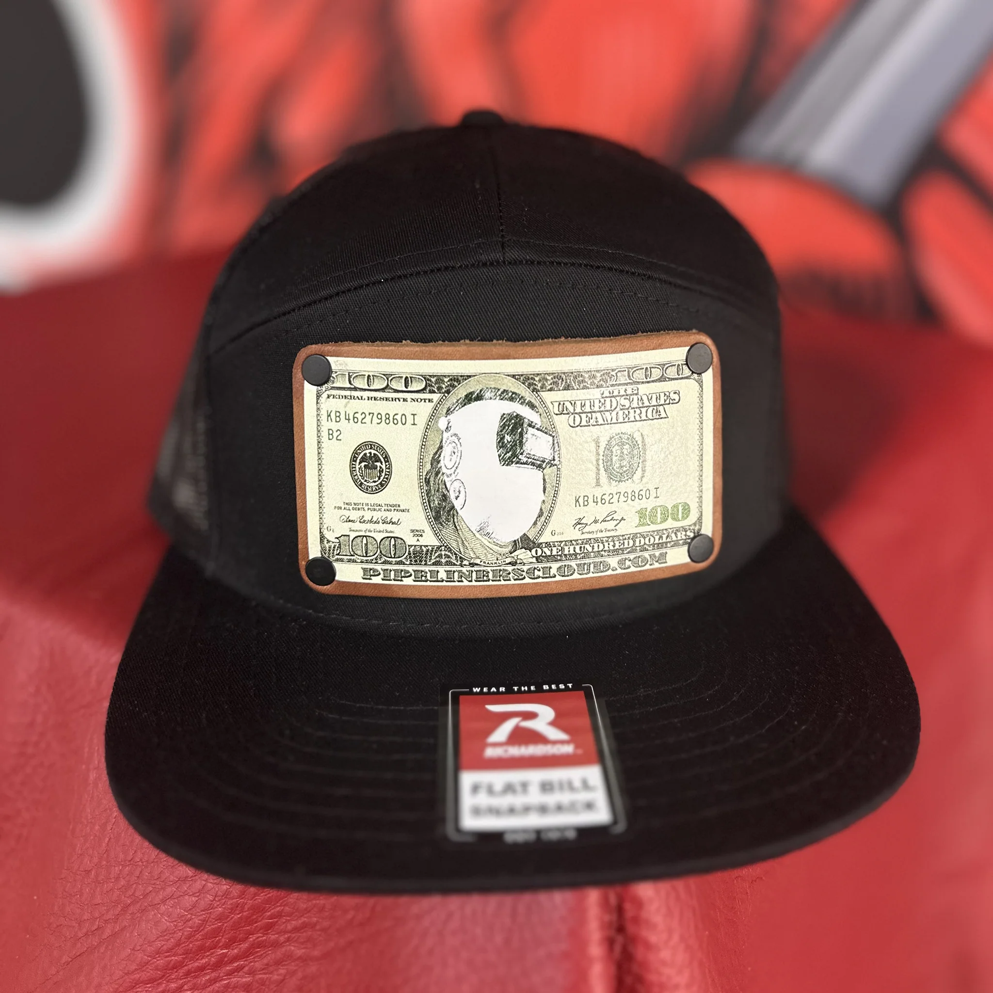 Leather Patch Baseball Caps - Image 2