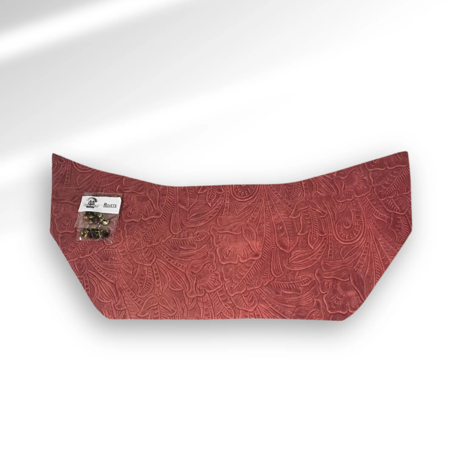 Leather Bottom Bib Floral - Image 4