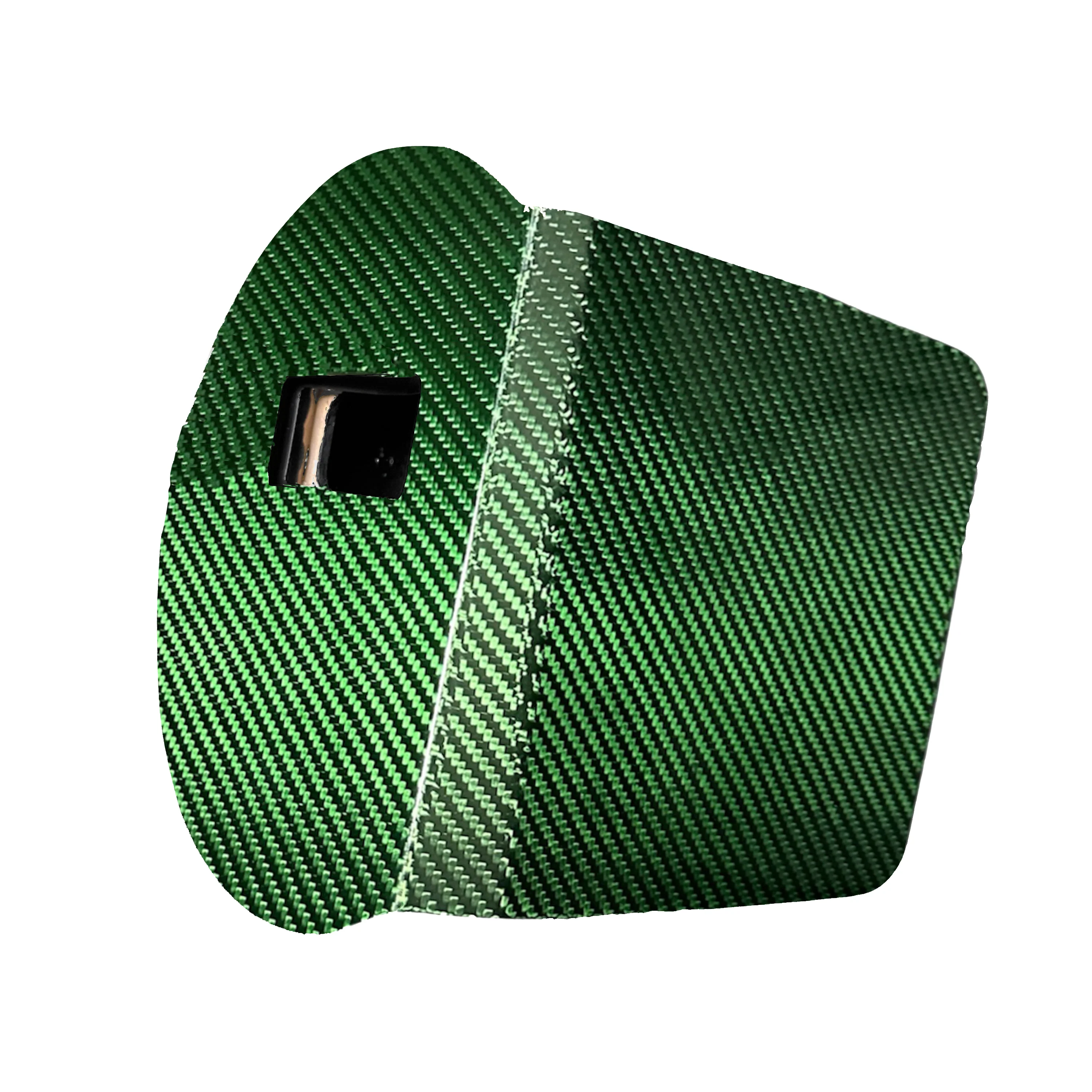 Candy Painted "UNO" Carbon Fiber Pancake Welding Hood - Image 4