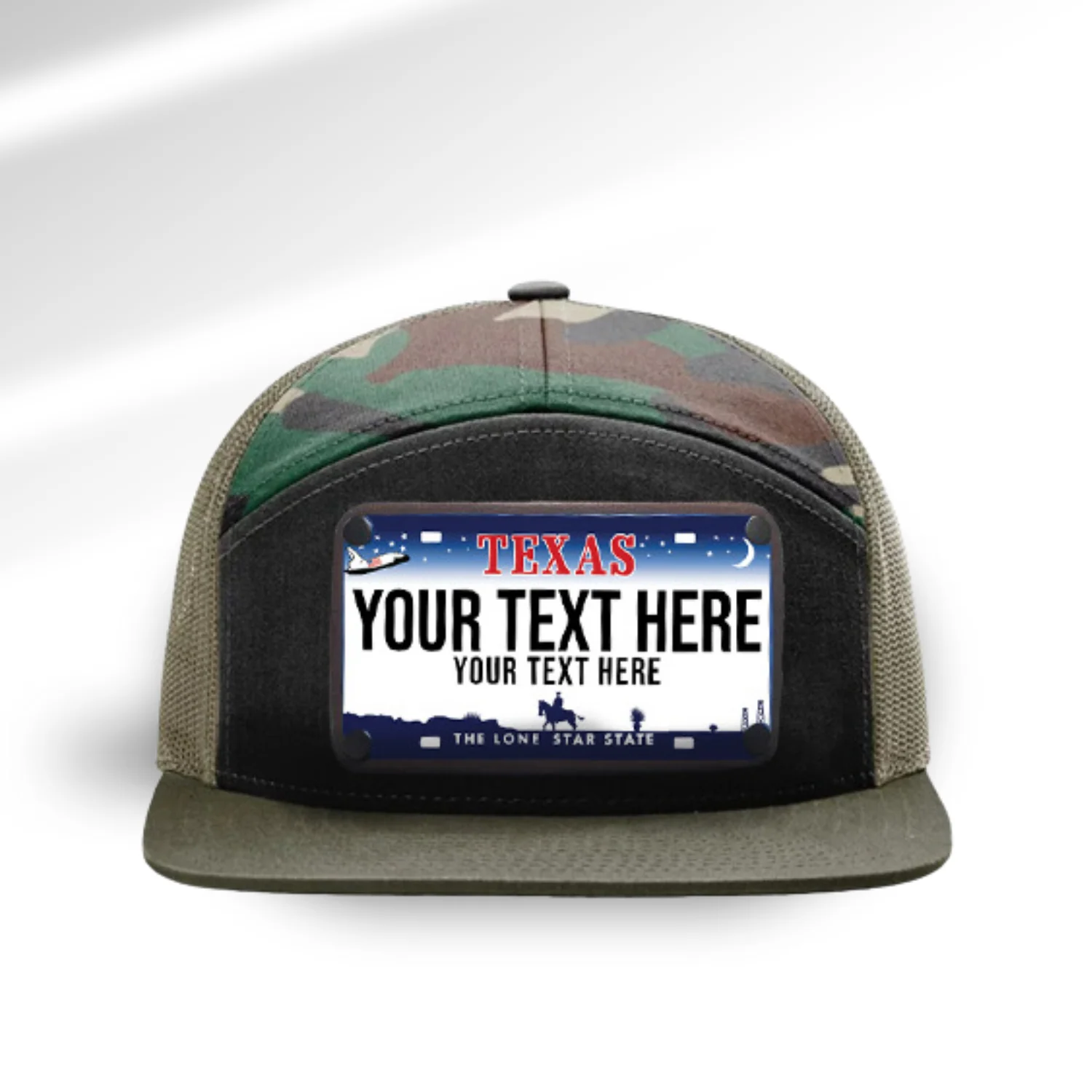 Texas Blue License Plate Hats - Image 10