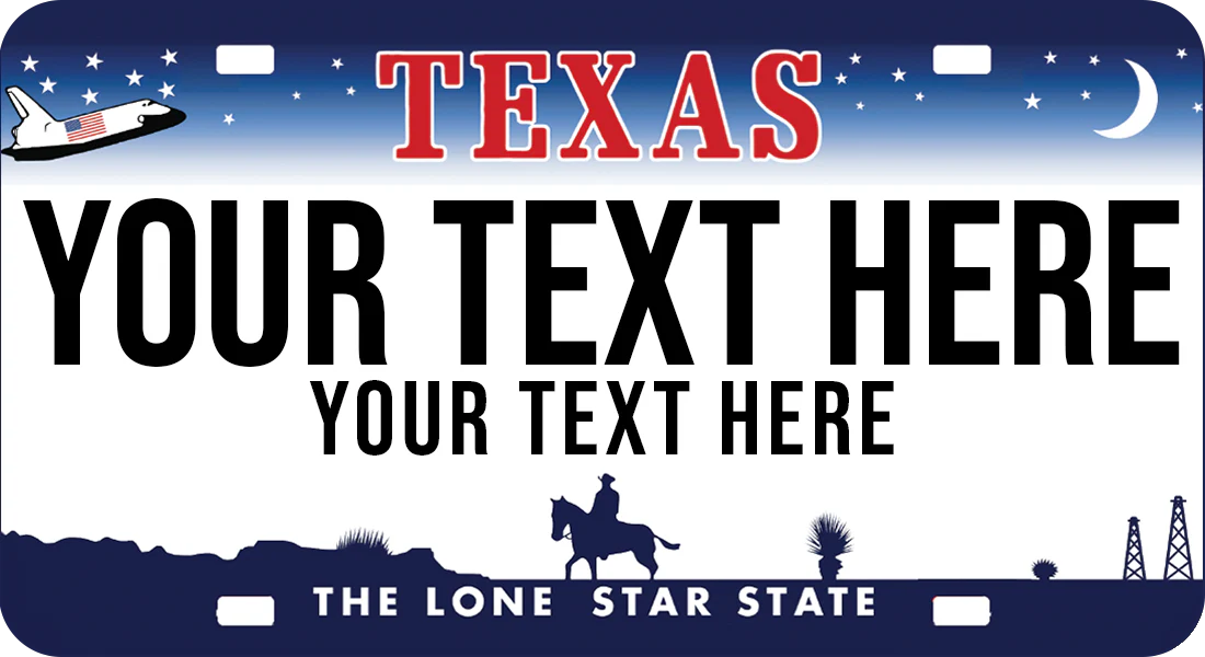 Texas Blue License Plate Hats - Image 21
