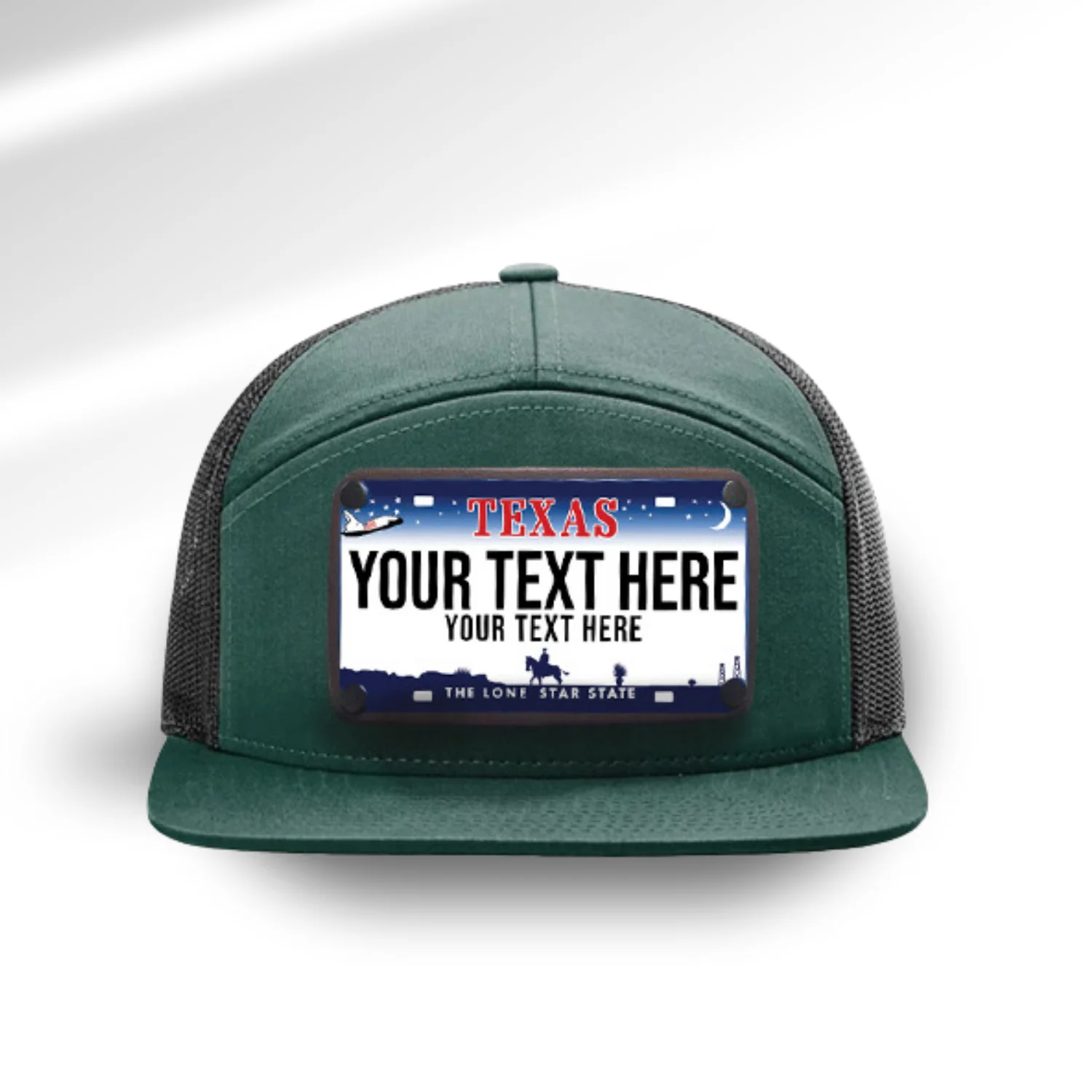 Texas Blue License Plate Hats - Image 4
