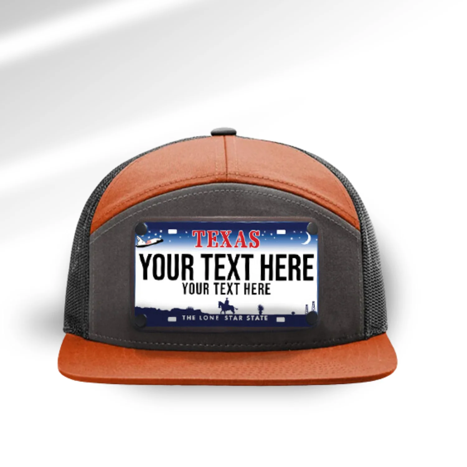 Texas Blue License Plate Hats - Image 6